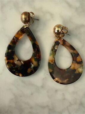 Tortoise Shell Earrings